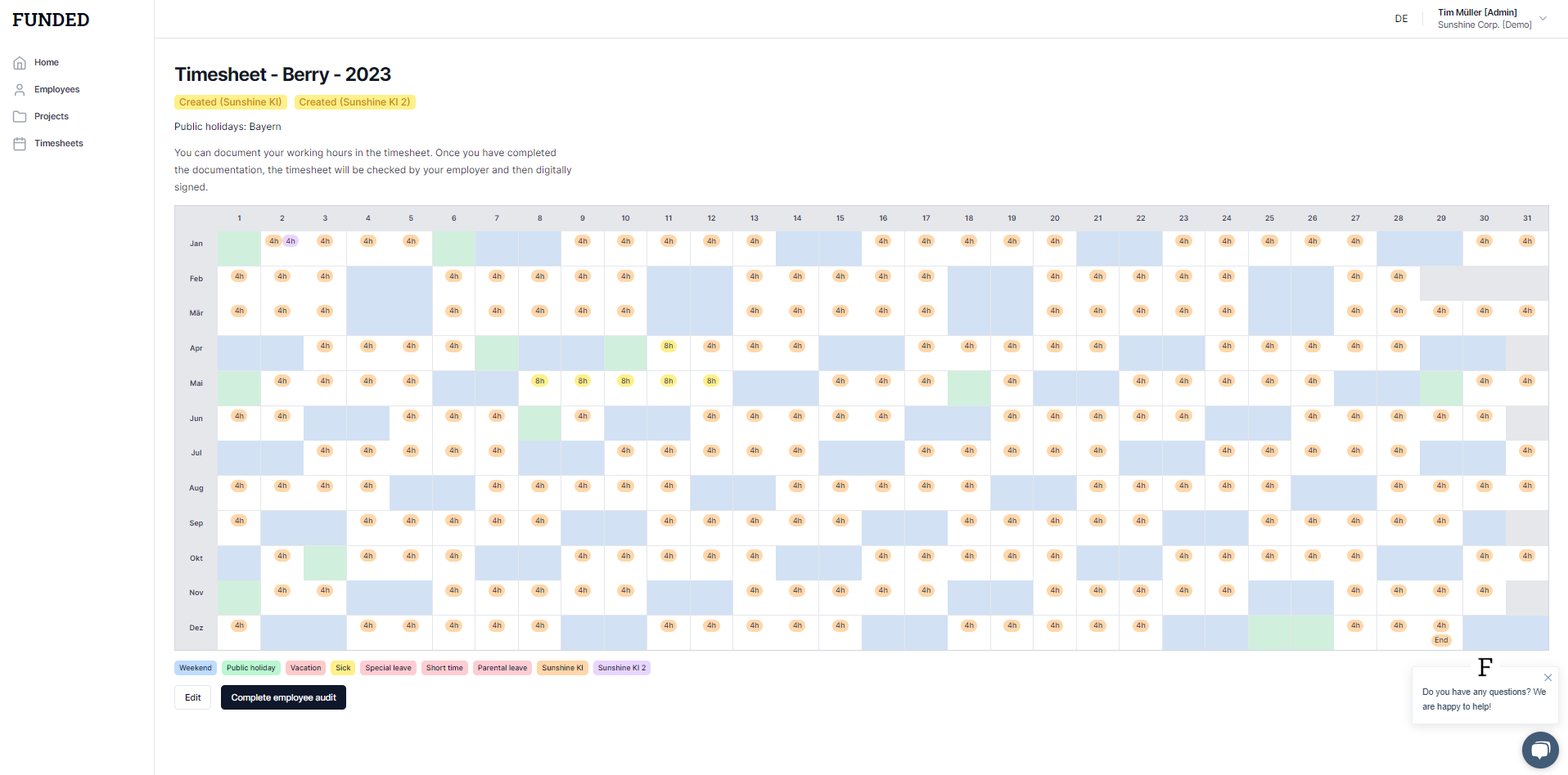 TimeSheets